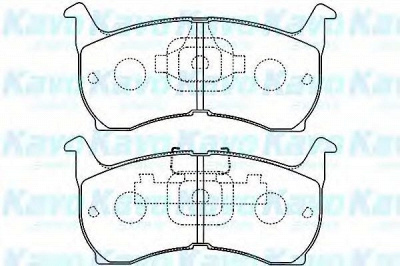 KAVO PARTS bp4503 -  Комплект тормозных колодок, дисковый тормоз